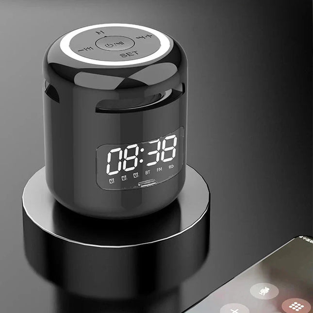 Mini budzik z głośnikiem Bluetooth