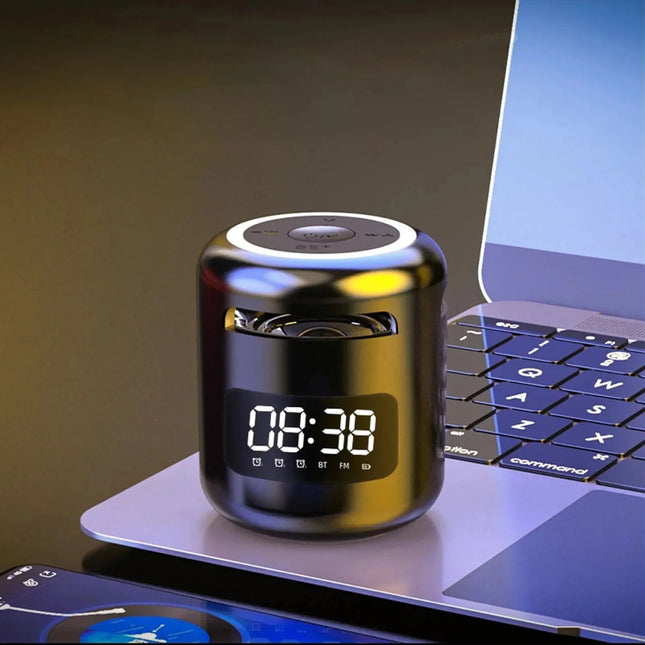 Mini budzik z głośnikiem Bluetooth