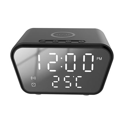 Budzik z ładowarką bezprzewodową Qi