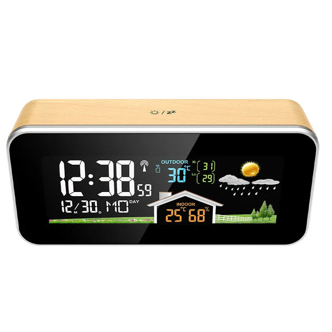 Inteligentny budzik z bezprzewodową stacją pogodową