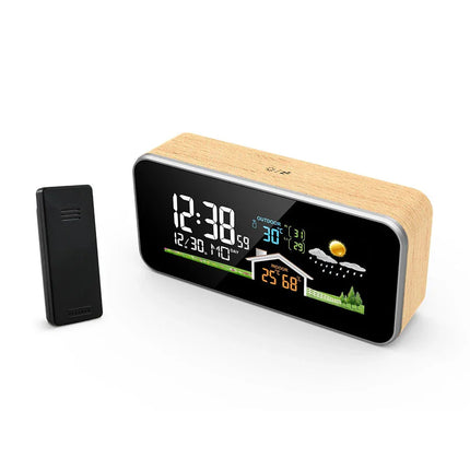 Inteligentny budzik z bezprzewodową stacją pogodową