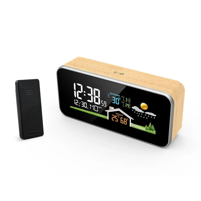 Inteligentny budzik z bezprzewodową stacją pogodową