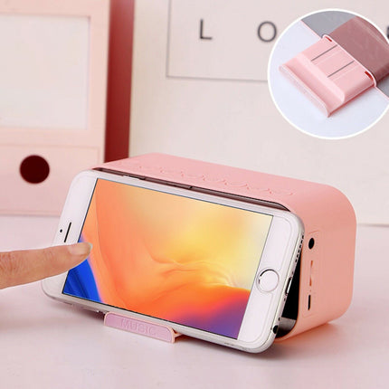 Różowy budzik z radiem FM Bluetooth