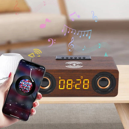 Budzik w stylu retro głośnik Bluetooth