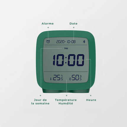 Nowoczesny budzik podróżny na baterie