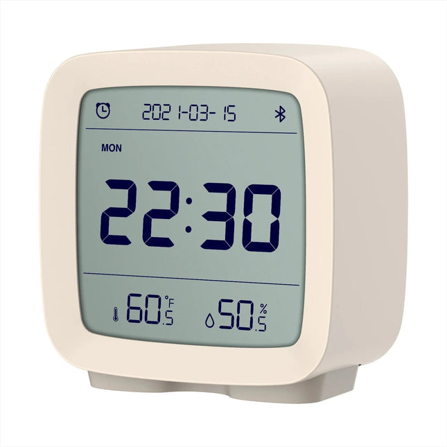 Cyfrowy budzik podróżny z termometrem