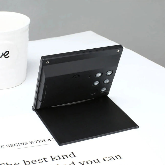 Mały składany budzik cyfrowy podróżny