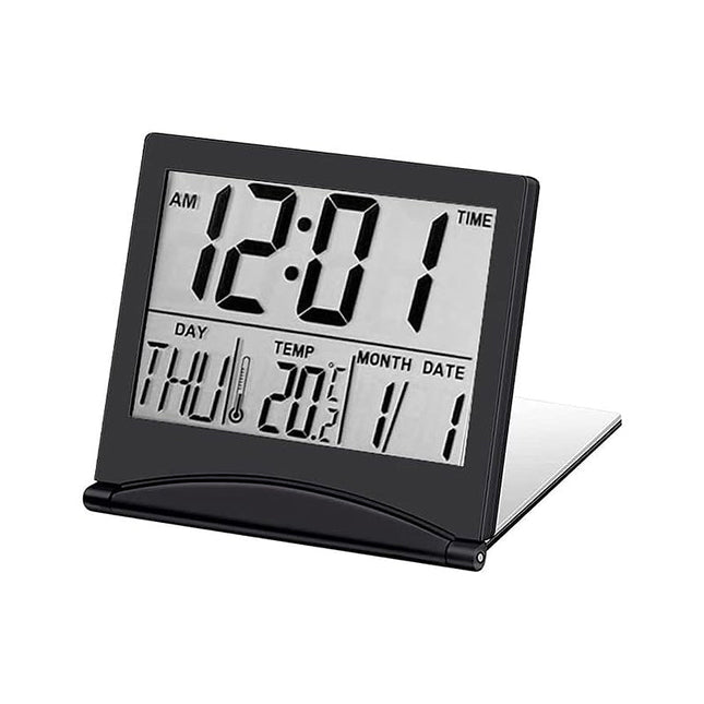 Mały składany budzik cyfrowy podróżny