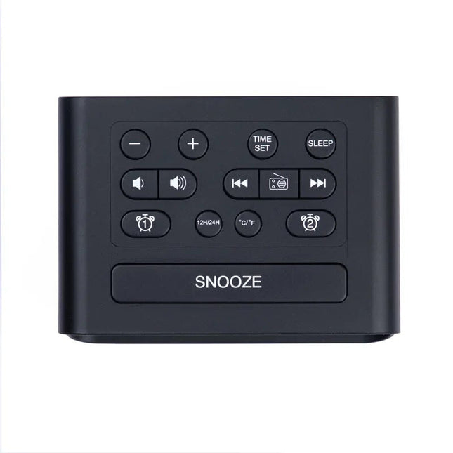 Nowoczesny radiobudzik cyfrowy z radiem FM