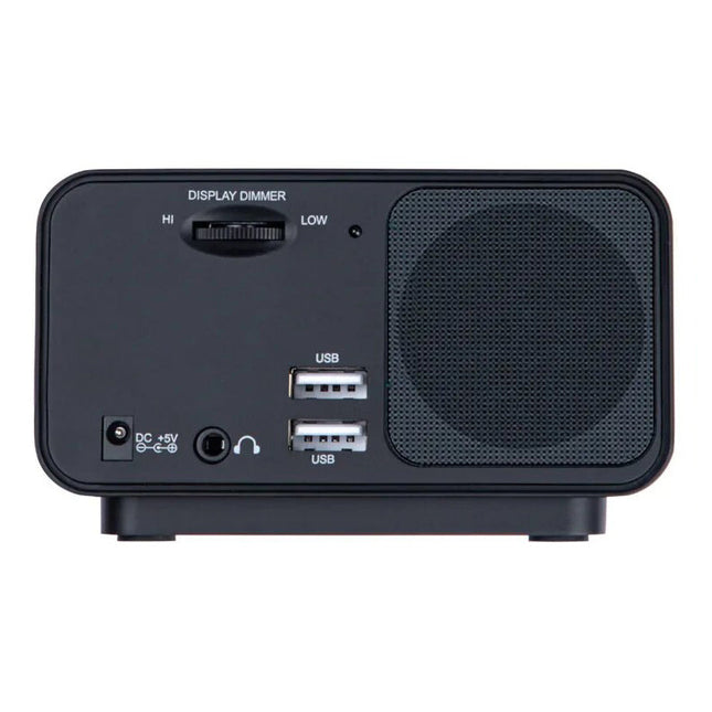 Nowoczesny radiobudzik cyfrowy z radiem FM