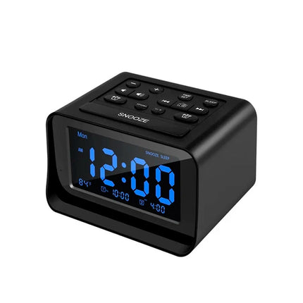 Nowoczesny radiobudzik cyfrowy z radiem FM