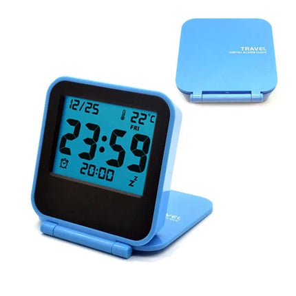 Składany cyfrowy budzik turystyczny na baterie