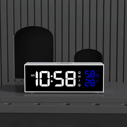 Budzik elektroniczny z dużym czytelnym wyświetlaczem