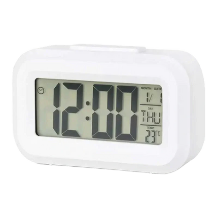 Mały budzik cyfrowy LCD z podświetleniem