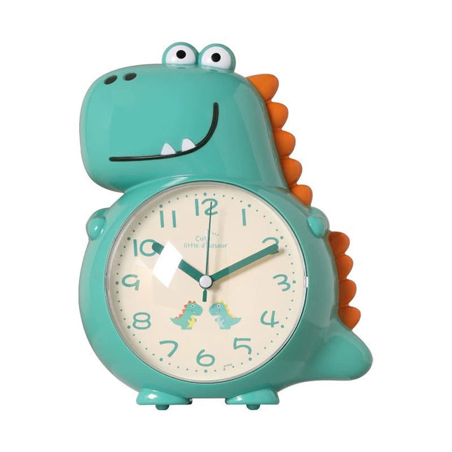 Dziecięcy budzik wskazówkowy z dinozaurem