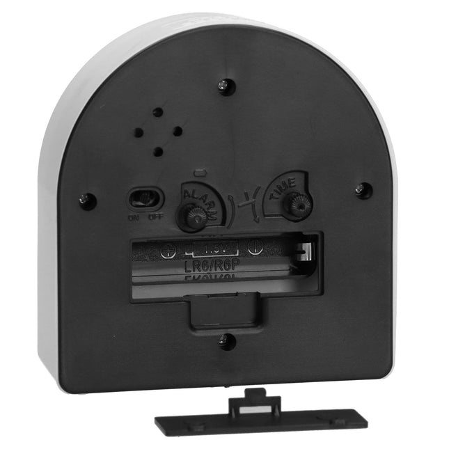 Różowy budzik edukacyjny królik dla dziewczynki