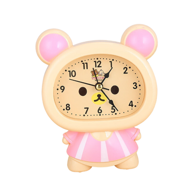 Analogowy budzik dla dziecka miś