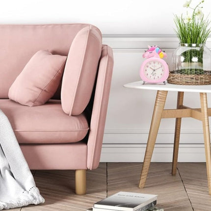 Analogowy budzik jednorożec dla dziewczynki