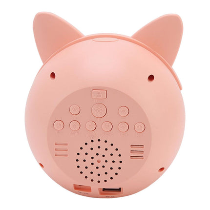 Cyfrowy budzik kotek z lampką nocną