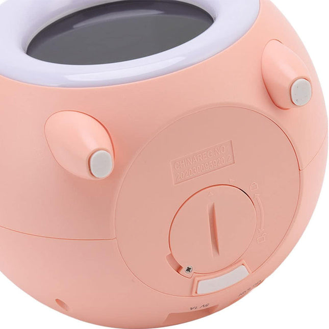 Cyfrowy budzik kotek z lampką nocną