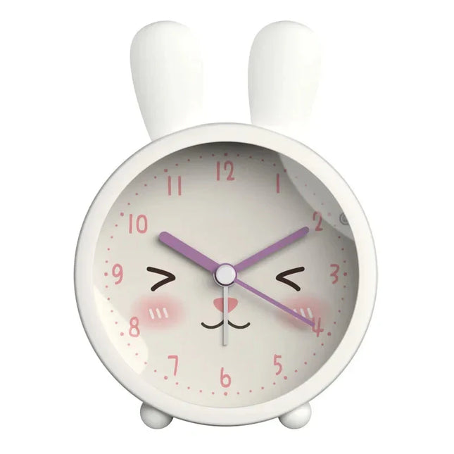 Budzik wskazówkowy króliczek dla dziewczynki