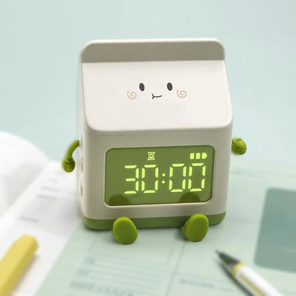 Uroczy budzik lampka w kształcie mleka