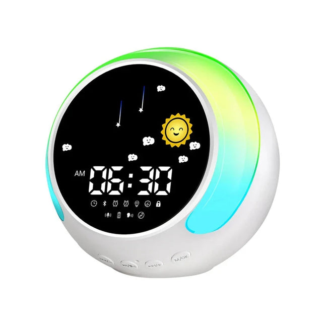 Lampka nocna budzik dla niemowlaka