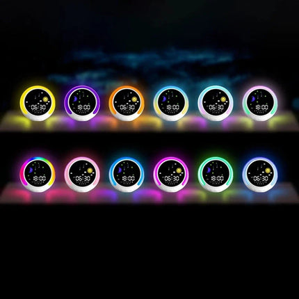 Lampka nocna budzik dla niemowlaka