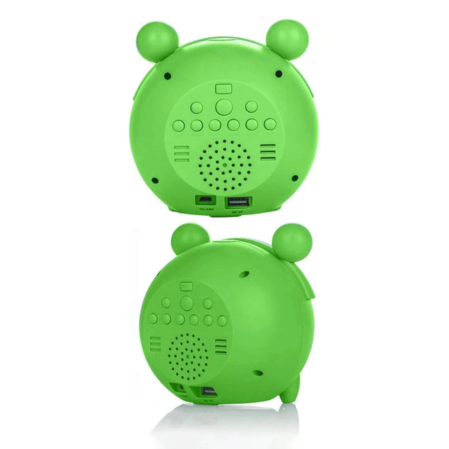 Zielony budzik żabka trener snu