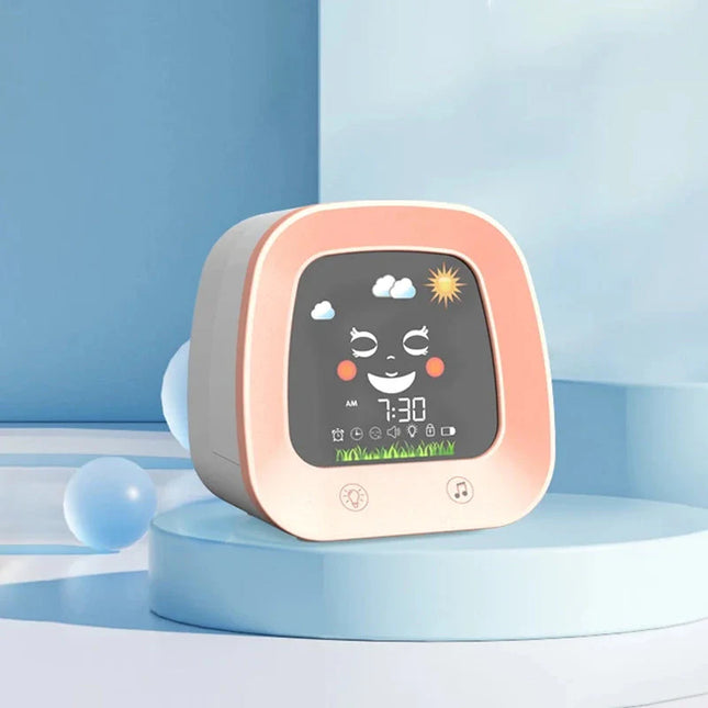 Trener snu dla dziewczynki z budzikiem