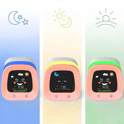 Trener snu dla dziewczynki z budzikiem