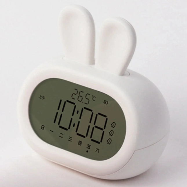 Budzik królik z funkcją lampki nocnej