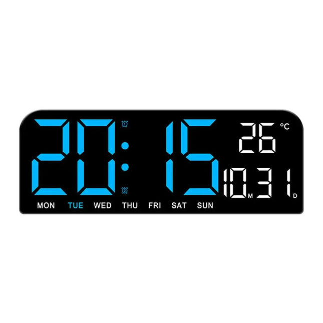 Budzik elektroniczny z termometrem i datą