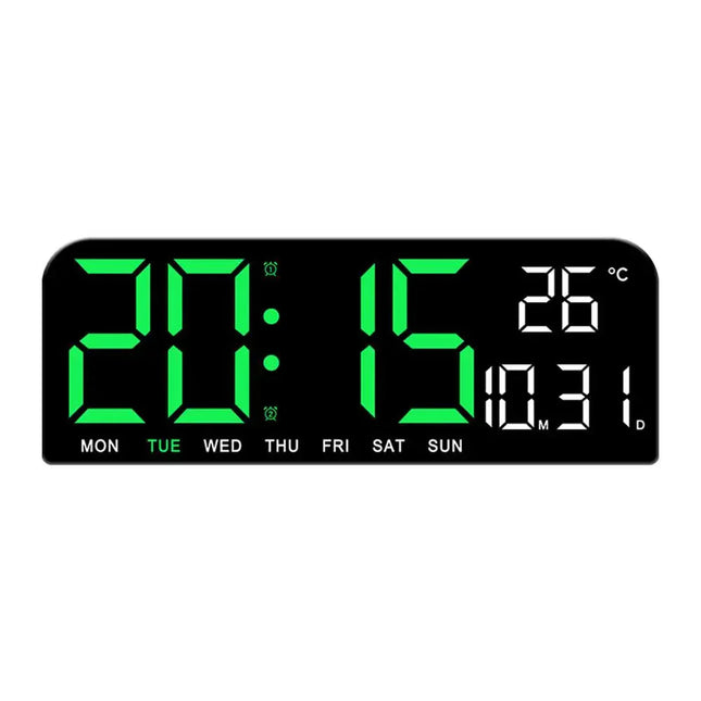 Budzik elektroniczny z termometrem i datą