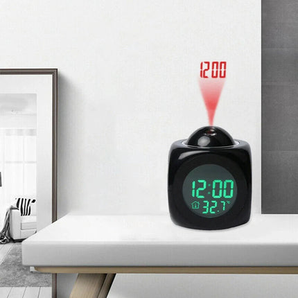 Budzik cyfrowy z projektorem godziny