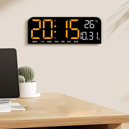 Cyfrowy budzik sieciowy z termometrem