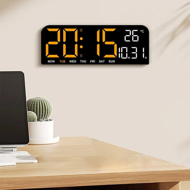 Cyfrowy budzik sieciowy z termometrem