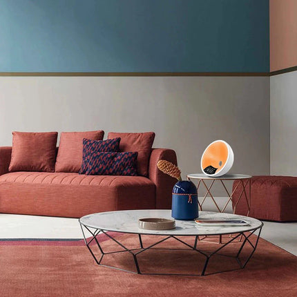 Okrągła lampa budzik symulator wschodu