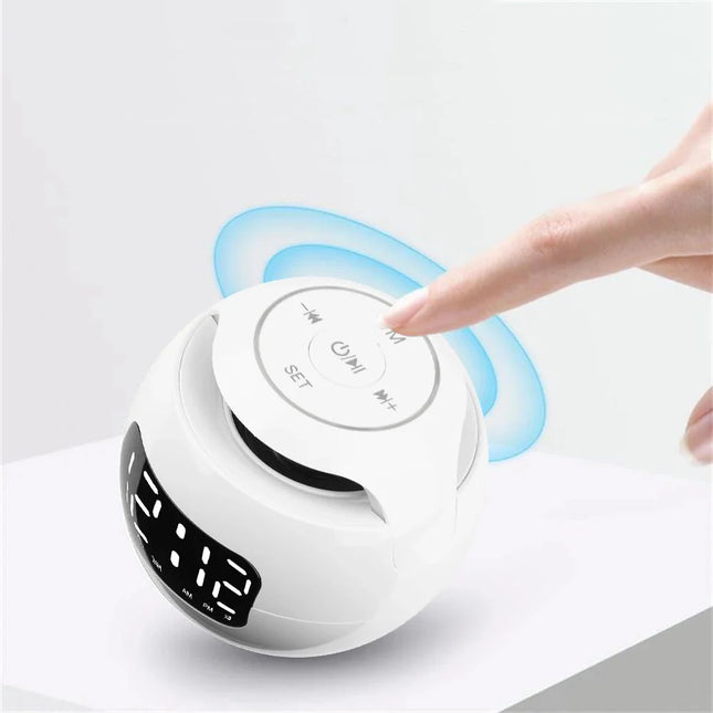 Kula świetlna budzik z podwójnym alarmem