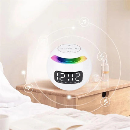 Kula świetlna budzik z podwójnym alarmem