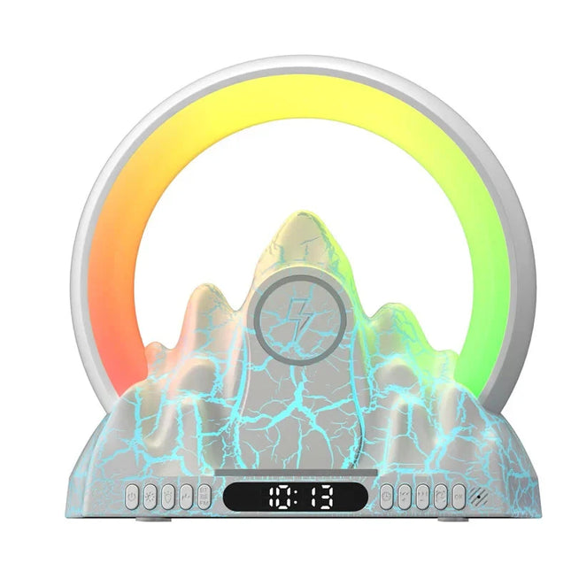 Budzik lampa wulkan dla dzieci