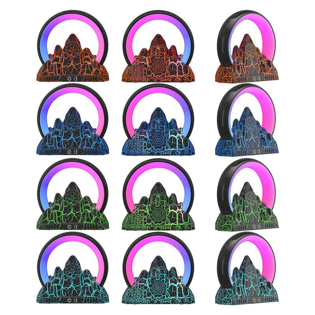 Budzik lampa wulkan dla dzieci