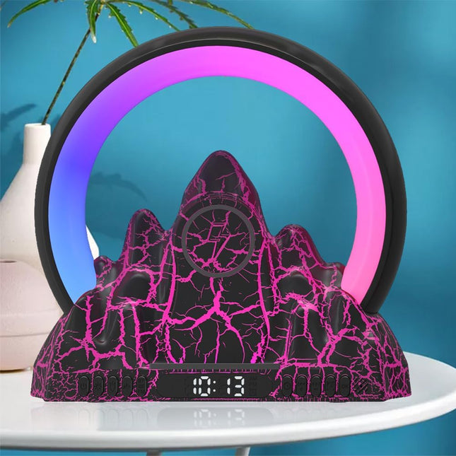 Budzik lampa wulkan dla dzieci