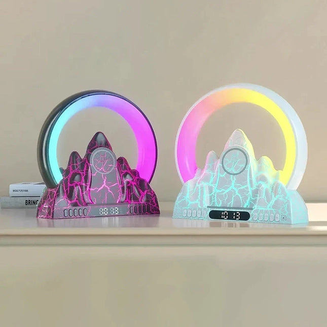 Budzik lampa wulkan dla dzieci