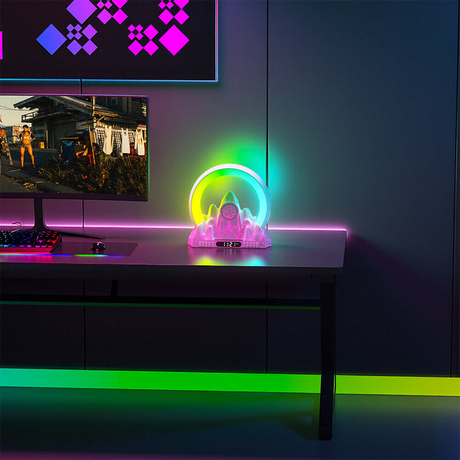 Budzik lampa wulkan dla dzieci