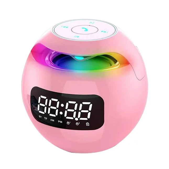 Muzyczny budzik kula z terapią światłem