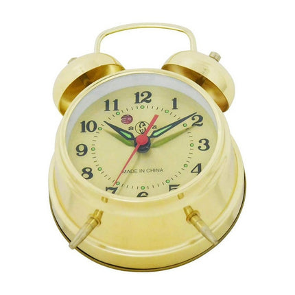 Klasyczny nakręcany budzik z alarmem