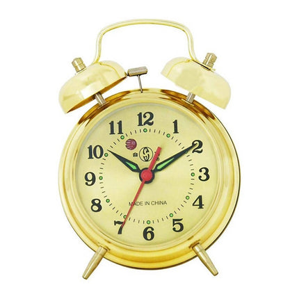 Klasyczny nakręcany budzik z alarmem