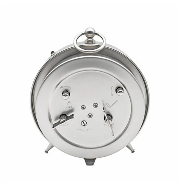 Mechaniczny budzik stołowy w stylu vintage