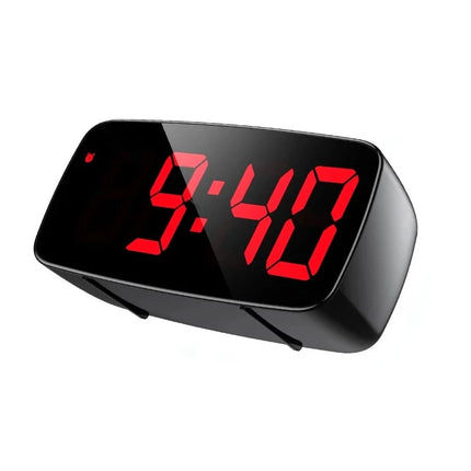 Budzik cyfrowy z czerwonym wyświetlaczem LED